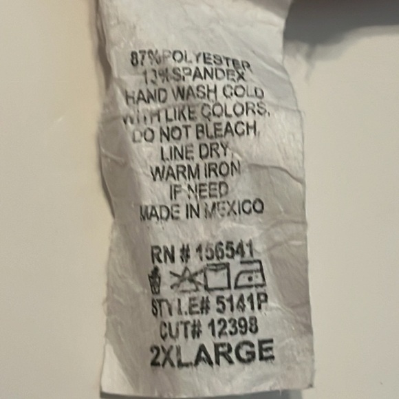 Chicsoul Rust Colored Gingham Print Long Sleeve Dress Size 2X - Picture 9 of 9